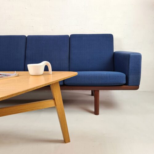 Iconic Danish Vintage Furniture Hans J. Wegner sofa and Andersen coffee table