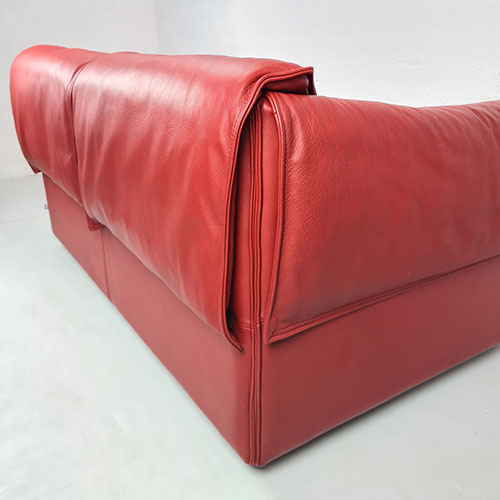 Eilersen-Sofa-back Eilersen Lotus Sofa in red leather