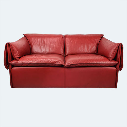 Eilersen Sofa Eilersen Lotus Sofa in red leather