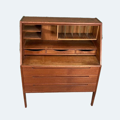 Danish modern teak bureau