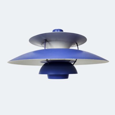 Louis Poulsen PH5 pendant in blue Louis Poulsen PH5 pendant in blue